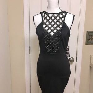 Trixxi brand dress.  New, with tags. Size 5. Black